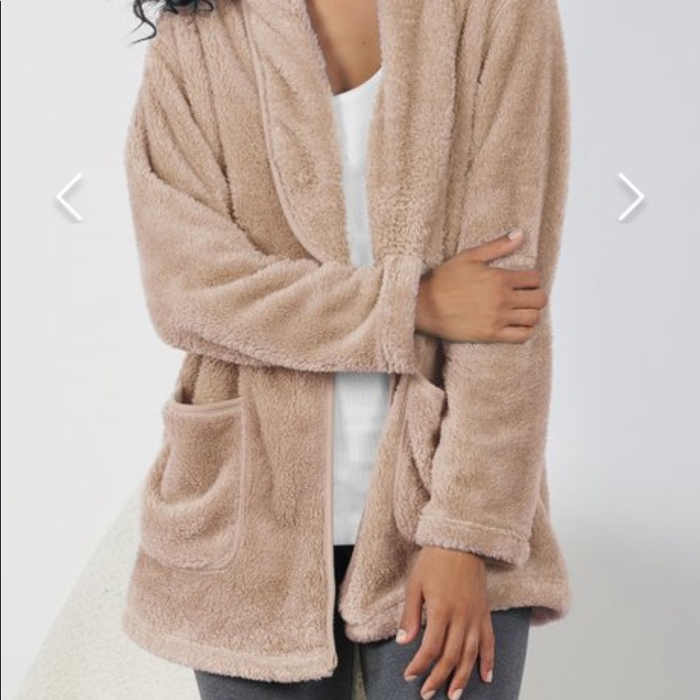 Cozy Sherpa Hooded Cardigan